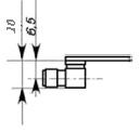 connector X1 antenna for GSM modem